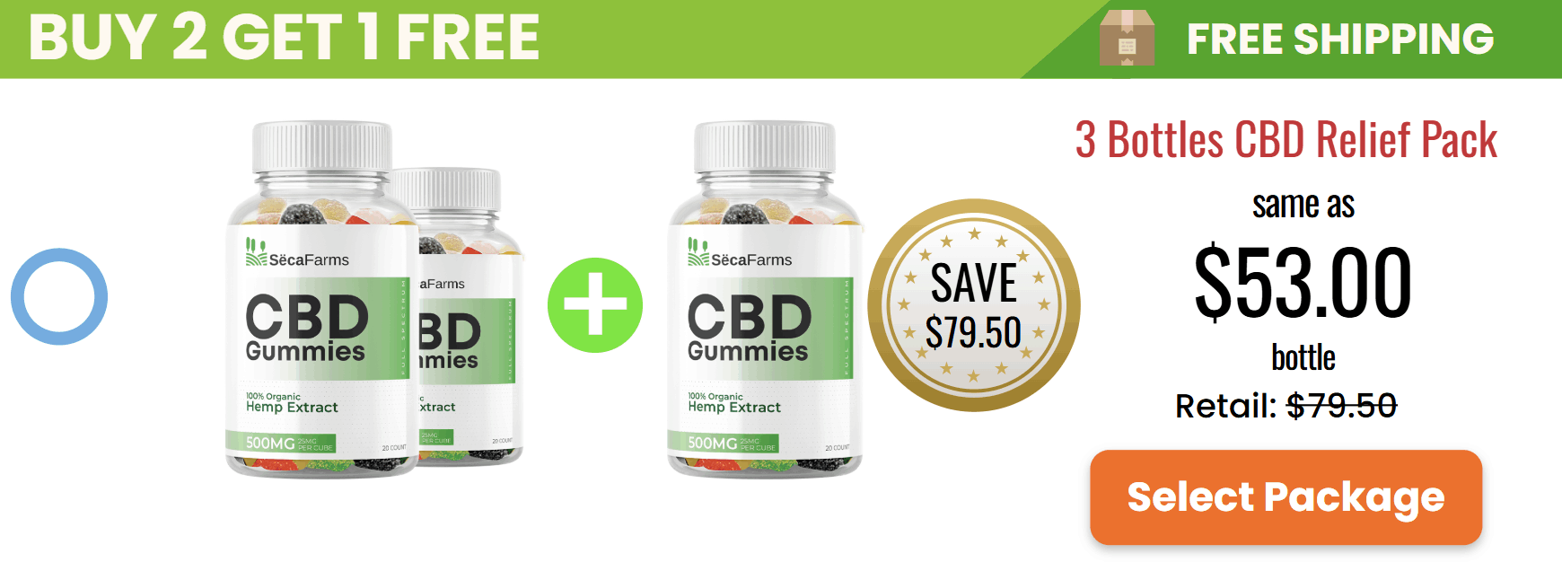 Seca Farms CBD Gummies